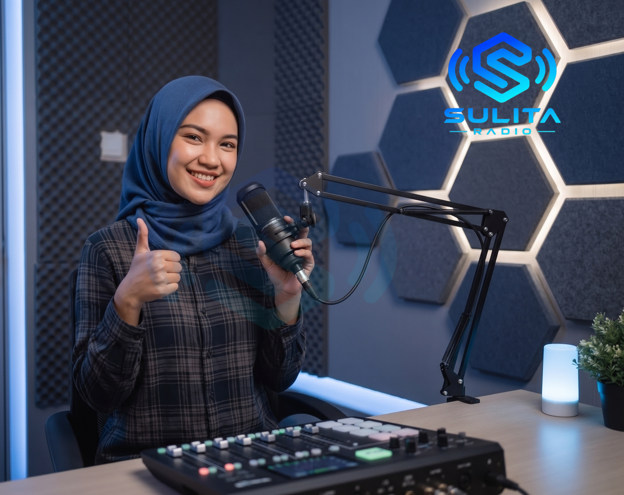 Sulita Radio Studio Announcer